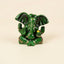 Green Lord Ganesha Resin Idol – Small Ganpati Statue for Home Temple & Décor