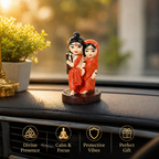 Ram Sita Resin Idol – Cute Divine Couple Spiritual Home Décor Statue