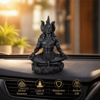 Meditating Shiva Resin Idol – Mini Lord Shiva Spiritual Decor Statue