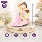 Mother with Kids Resin Showpiece Family Love Decorative Figurine