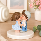 Mini Kissing Romantic Couple Resin Showpiece Love Figurine