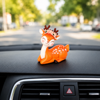 Mini Cute Deer Resin Showpiece Kawaii Animal Figurine