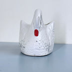 White Swan Ceramic Plant Pot – Decorative Animal Planter for Indoor Plants & Home Decor