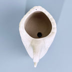 White Swan Ceramic Plant Pot – Decorative Animal Planter for Indoor Plants & Home Decor