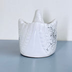 White Swan Ceramic Plant Pot – Decorative Animal Planter for Indoor Plants & Home Decor
