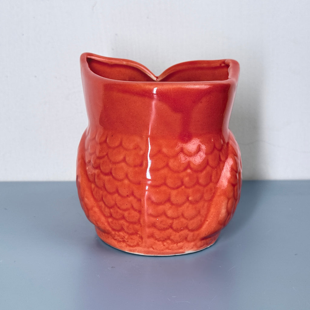 Owl Ceramic Planter Pot 10.5cm – Cute Decorative Indoor Plant Holder