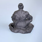Lord Hanuman Meditation Resin Idol (Black & White) – Calm Spiritual Décor Statue