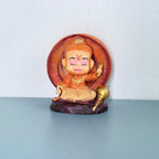 Cute Lord Hanuman Reading Book Resin Idol – Devotional Home Décor Statue