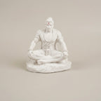 Lord Hanuman Meditation Resin Idol (Black & White) – Calm Spiritual Décor Statue