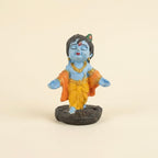 Cute Bal Krishna Resin Idol – Standing Baby Krishna Spiritual Décor Statue
