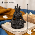 Meditating Shiva Resin Idol – Mini Lord Shiva Spiritual Decor Statue