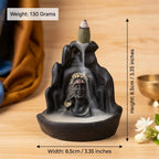 Shiv Parvat Backflow Incense Holder – Smoke Fountain Mahadev Decor