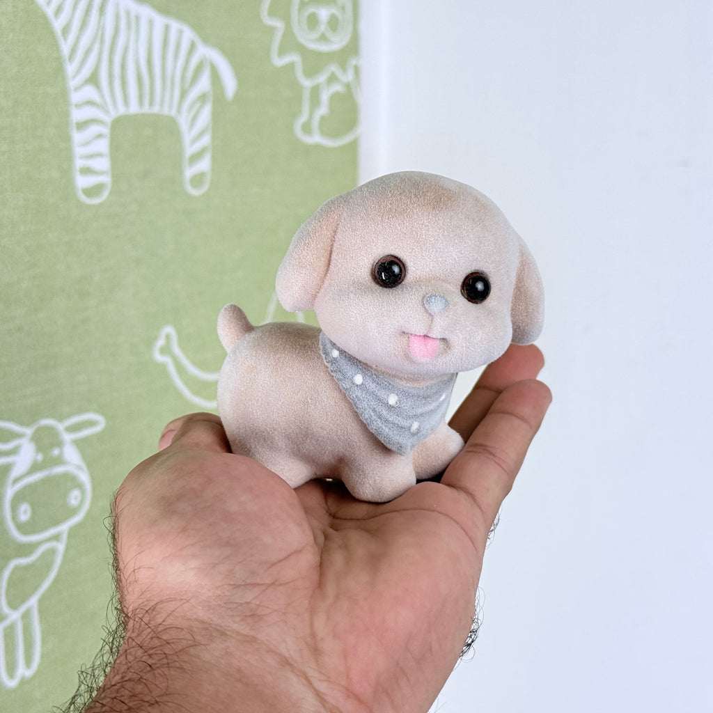 Cute Puppy Resin Showpiece Mini Dog Figurine for Home Decor