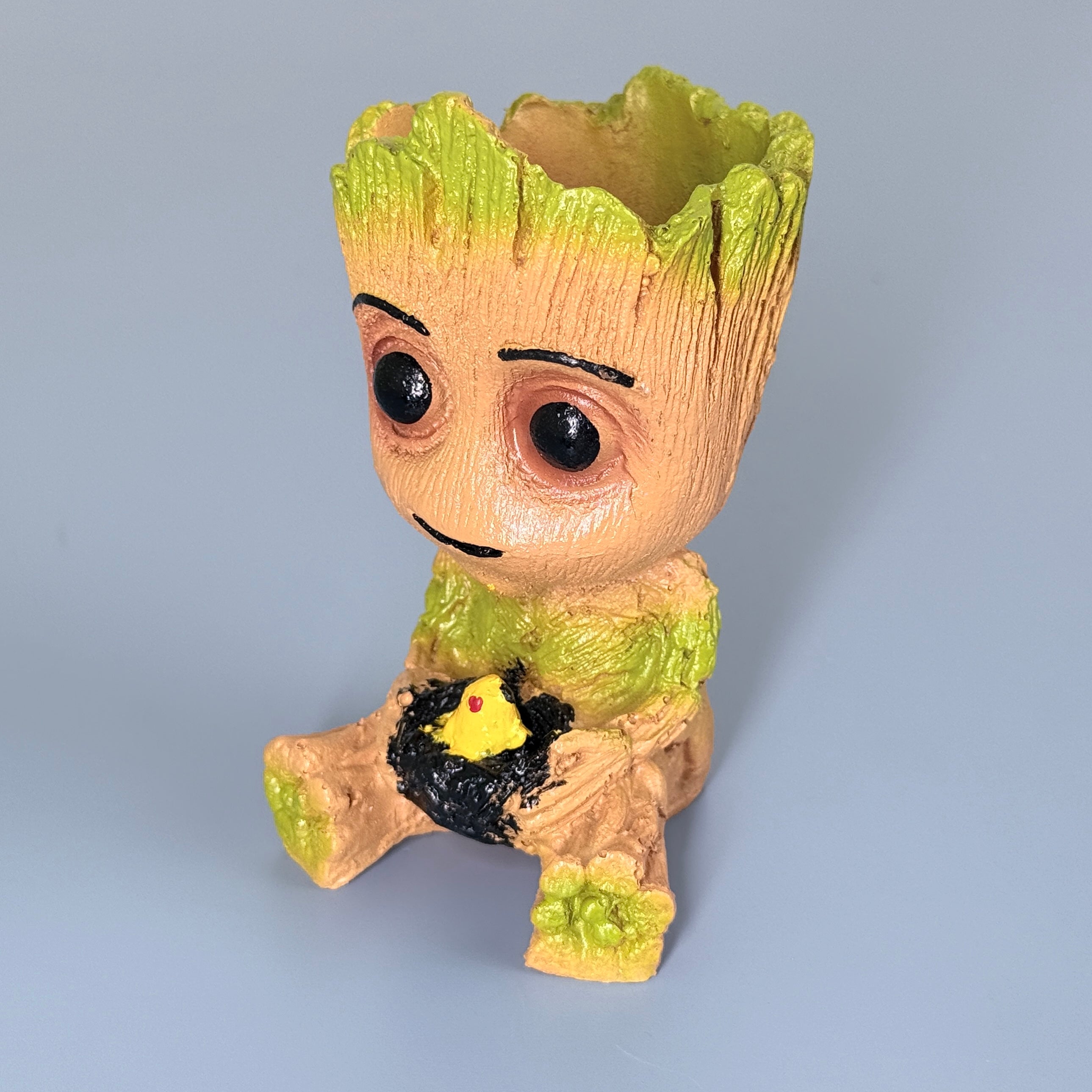 Baby Groot Resin Planter – Cute Mini Succulent Pot for Desk & Home Décor