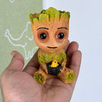 Baby Groot Resin Planter – Cute Mini Succulent Pot for Desk & Home Décor