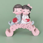 Cute Romantic Couple Resin Showpiece for Home Décor & Gifting