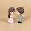 Mini Cute Romantic Couple Resin Showpiece Love Figurine
