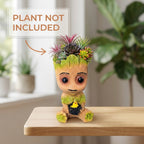 Baby Groot Resin Planter – Cute Mini Succulent Pot for Desk & Home Décor